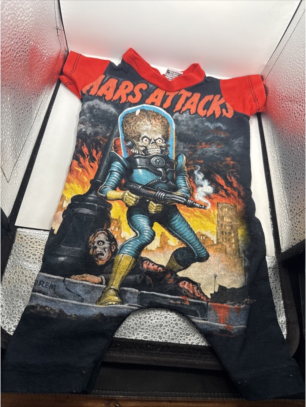 Mars Attacks Baby Romper Sci-Fi Horror Infant Toddler Costume Graphic